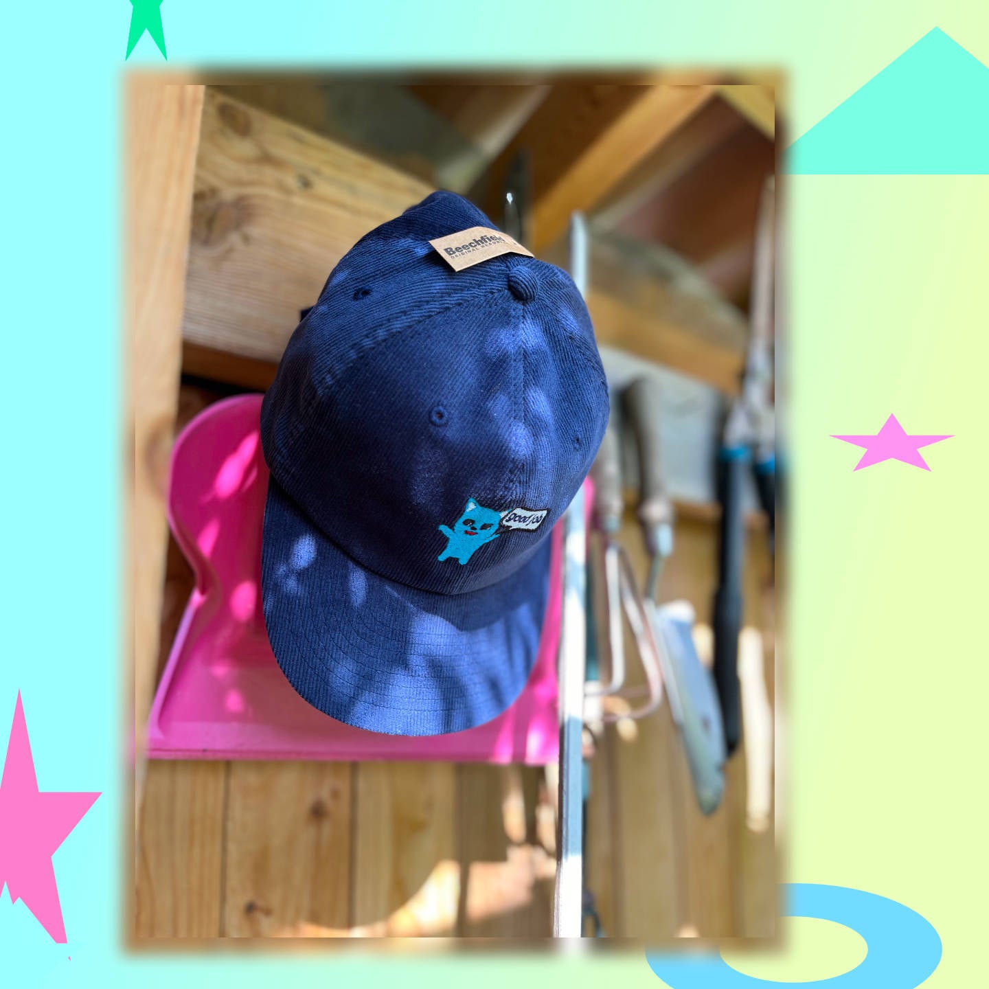 BLOB HAT BLUE - "GOOD JOB" - ONE SIZE FITS ALL