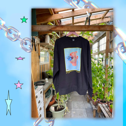 mr blob and 'the neighbour' (sweatshirt)