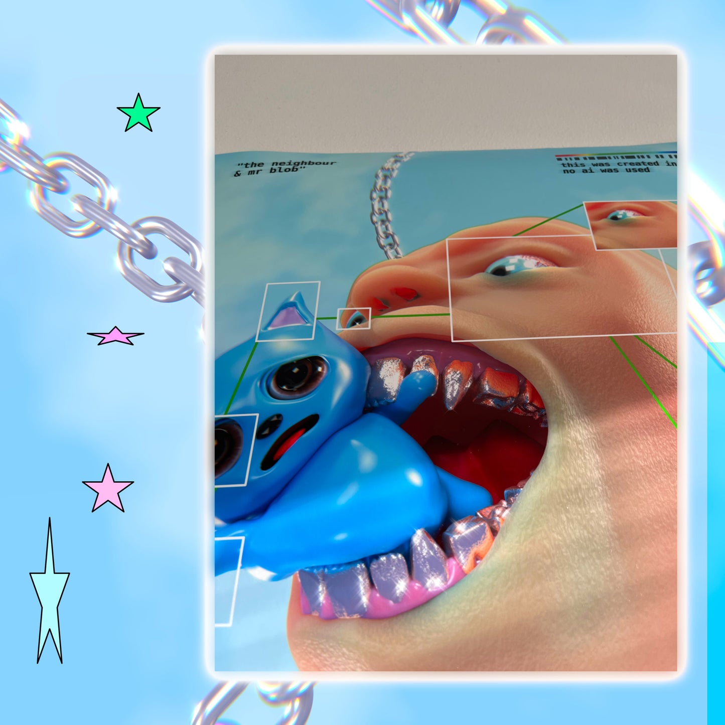 the neighbour / blob poster