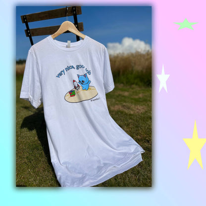 BLOB SHIRT - BLOB PLAYING WITH ROCKET