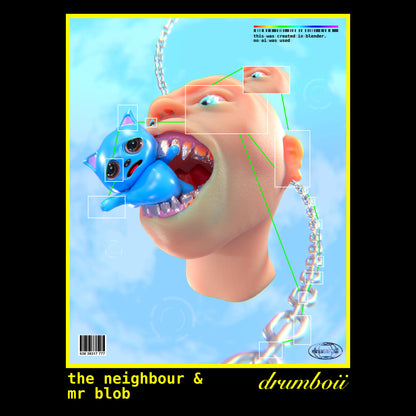 mr blob and 'the neighbour' (sweatshirt)